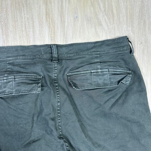 Madewell Army Green Cargo Skinny Ankle Utility Fatigue Pants Zip Pockets 30 - Picture 10 of 16